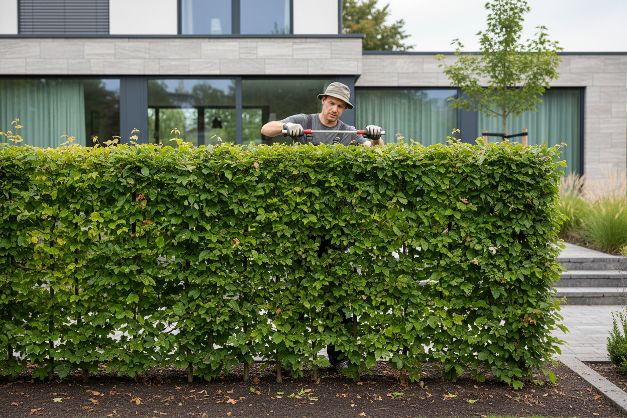 Pflege von Laubhecken: Düngen, Gießen und Krankheiten vermeiden