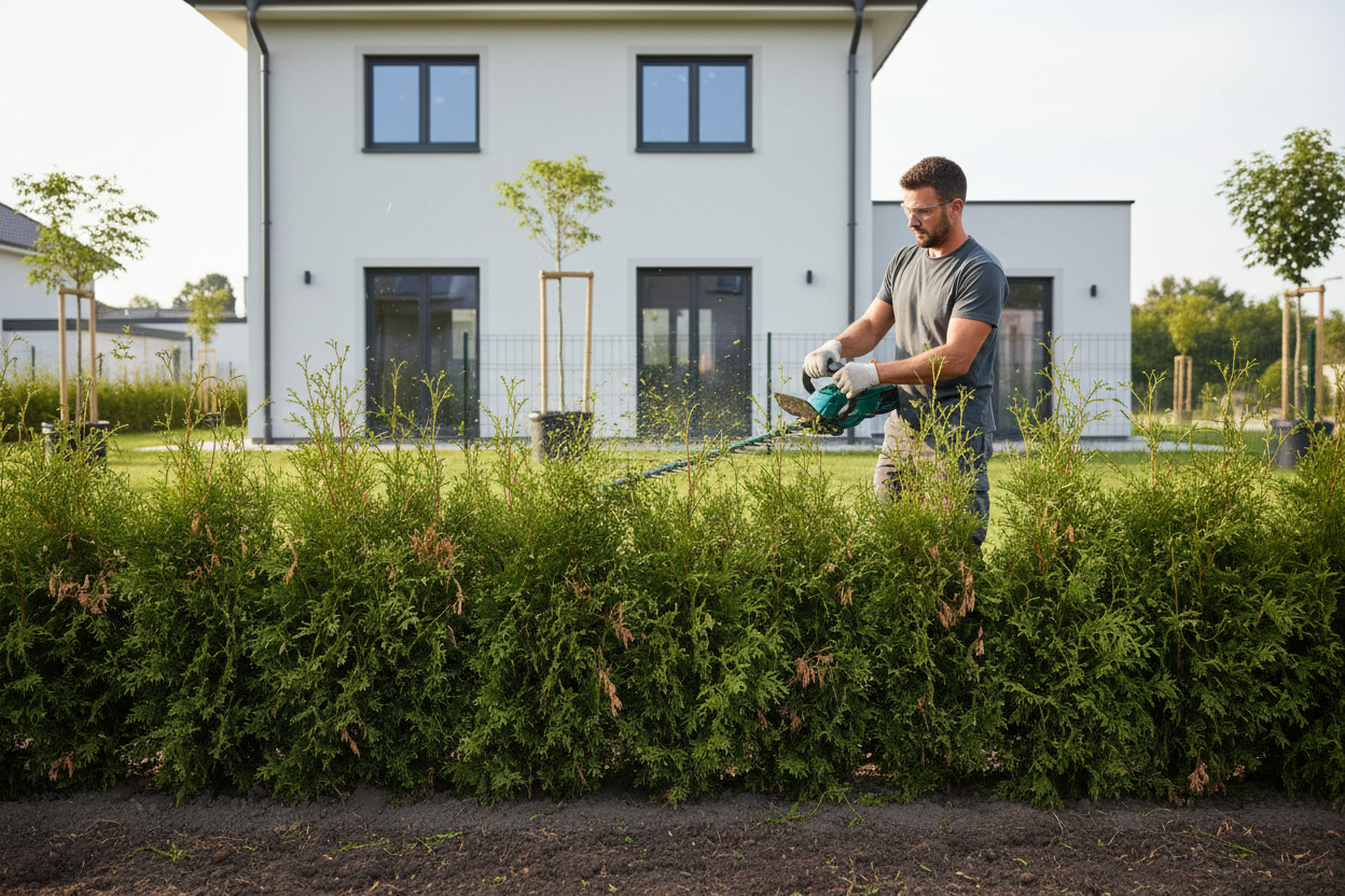 Thuja Hecke schneiden: Tipps für dichten und gesunden Wuchs
