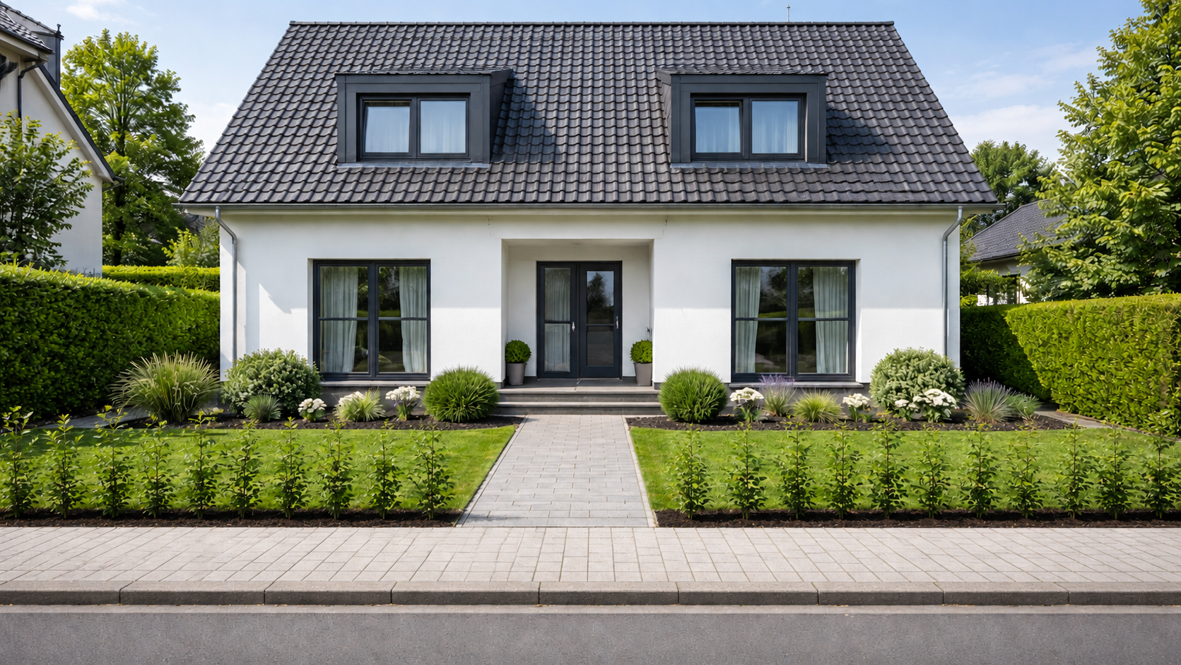 CarpinusbetulusfrischgepflanzteHecke