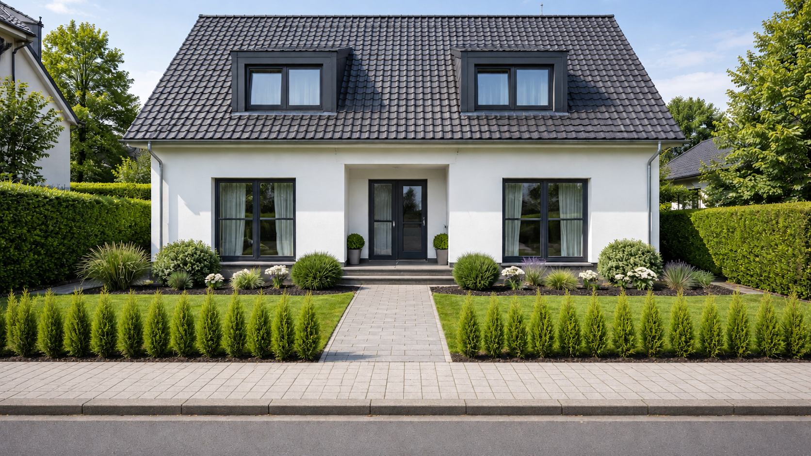 Chamaecyparislawsoniana_Ivonne_frischgepflanzteHecke