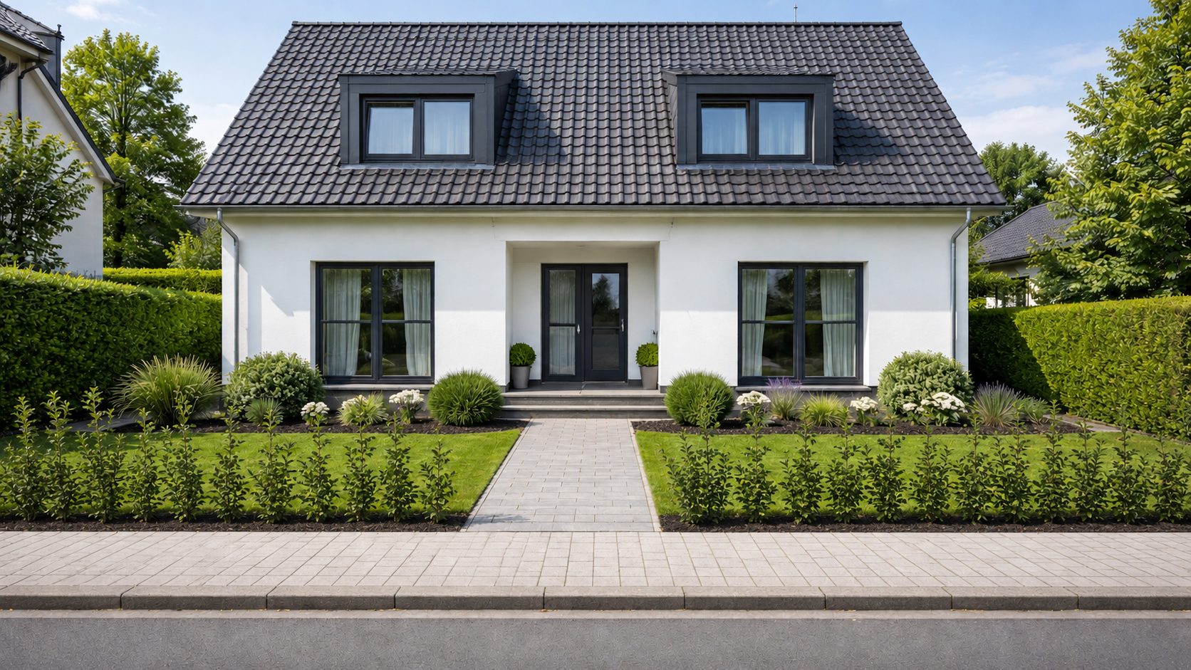 IlexaquifoliumfrischgepflanzteHecke