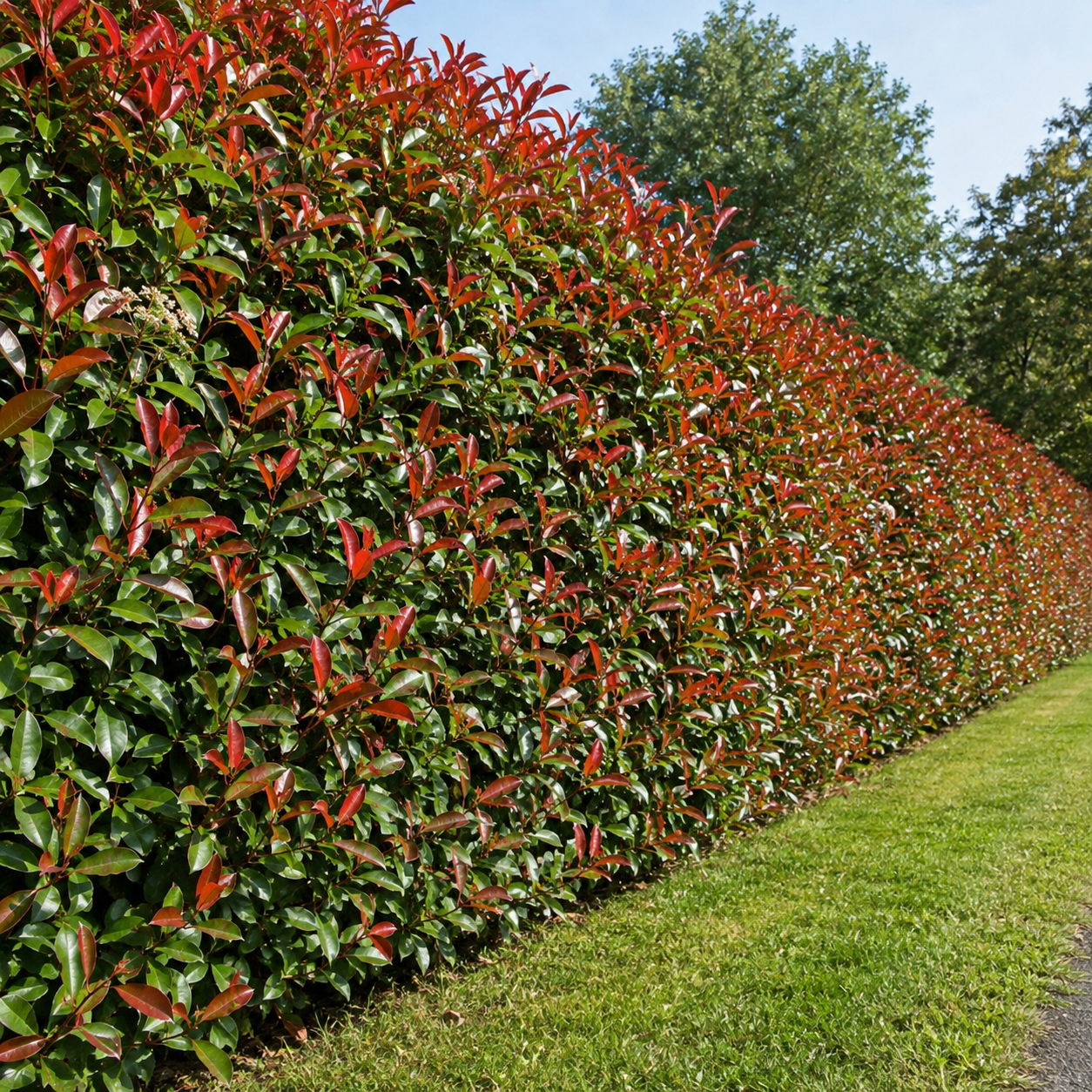Photinia fraserii Compacta alte Hecke