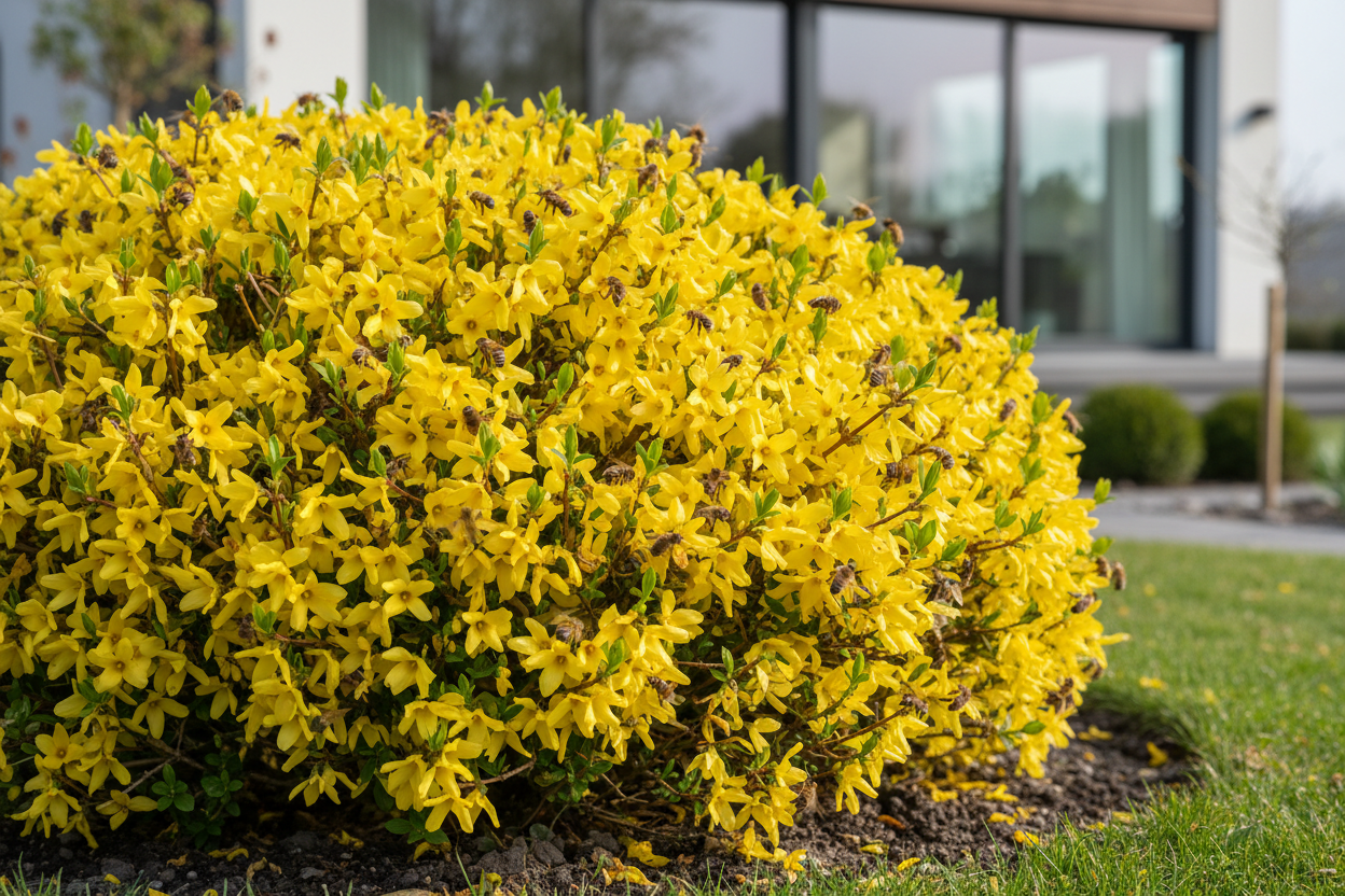 Bienenfreundliche Hecke als Sichtschutz nutzen