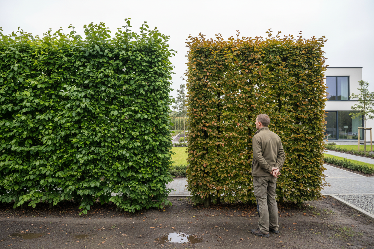 Hainbuche vs. Rotbuche: Unterschiede und welche ist besser für die Hecke?