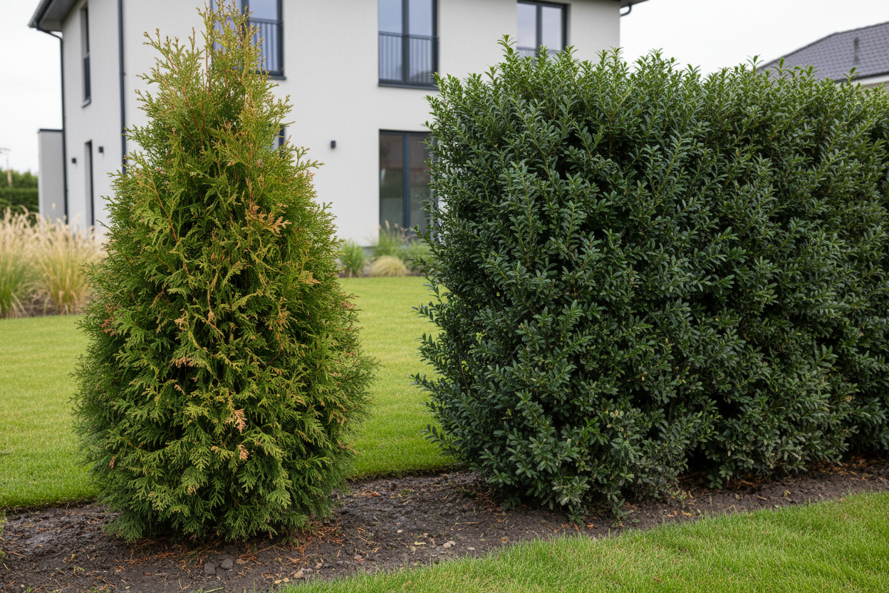 Thuja, Eibe oder Zypresse: Welche Nadelhecke ist die richtige?