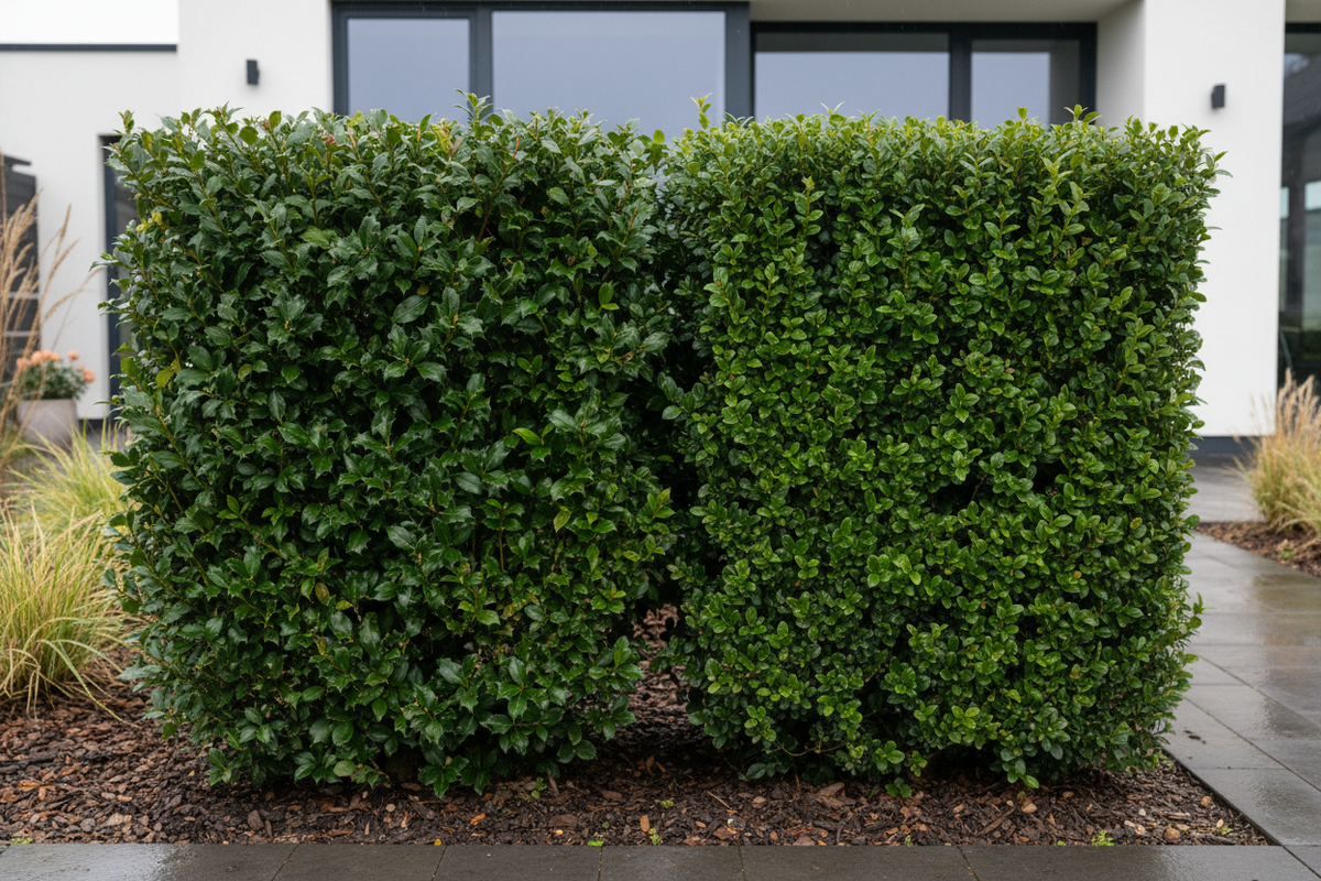 Stechpalme Ilex oder Buchsbaum: Was ist besser?