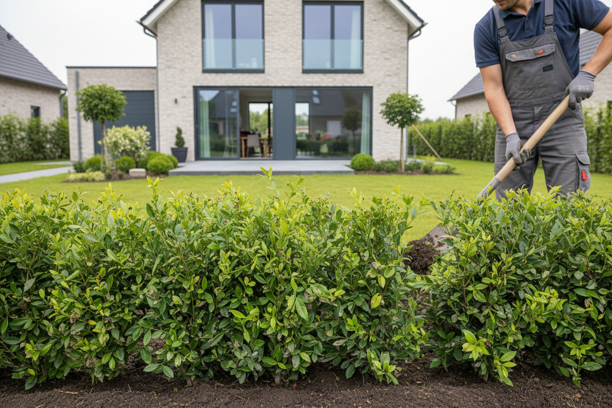 Liguster als Hecke pflanzen: Anleitung, Abstand & beste Zeit