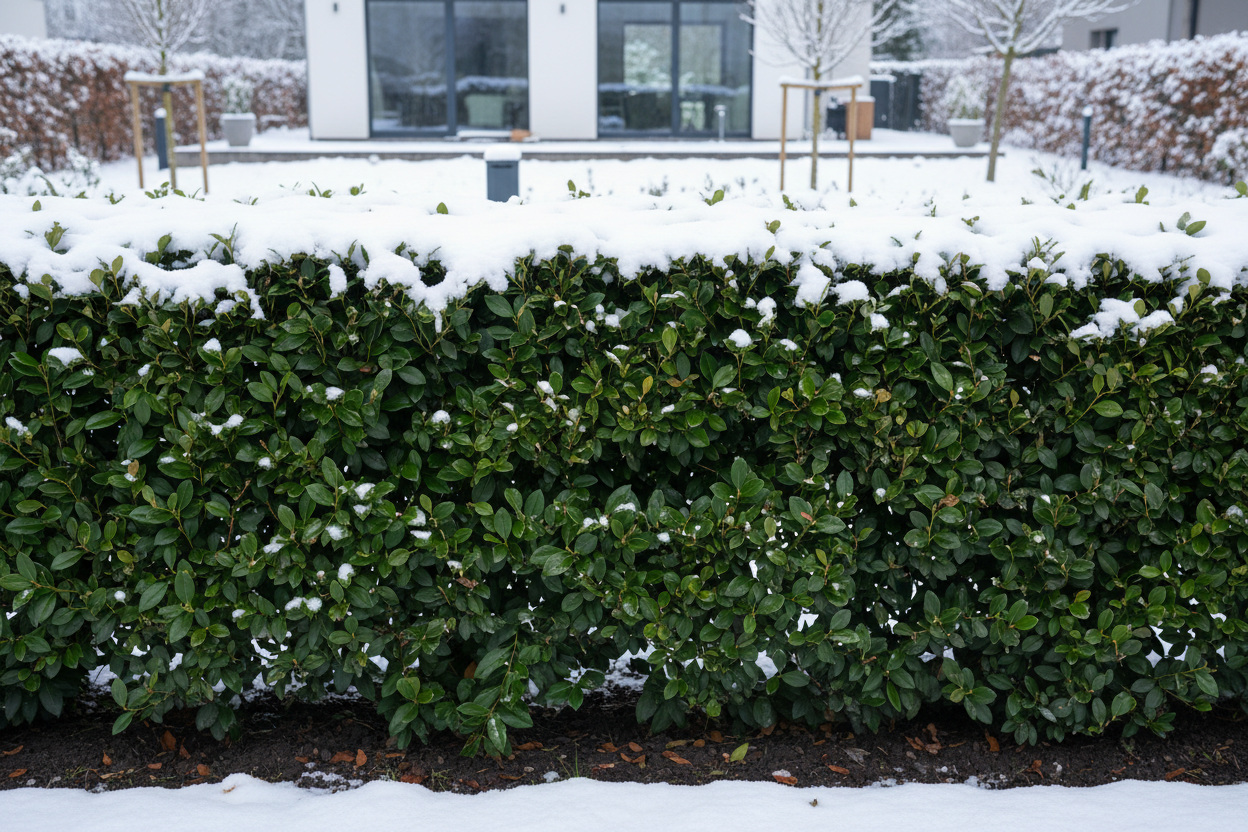 Immergrüne winterharte Hecken: Sichtschutz auch im Winter