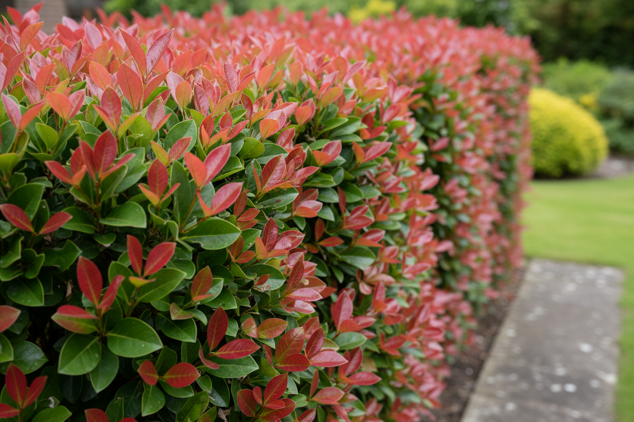 Glanzmispel Hecke
