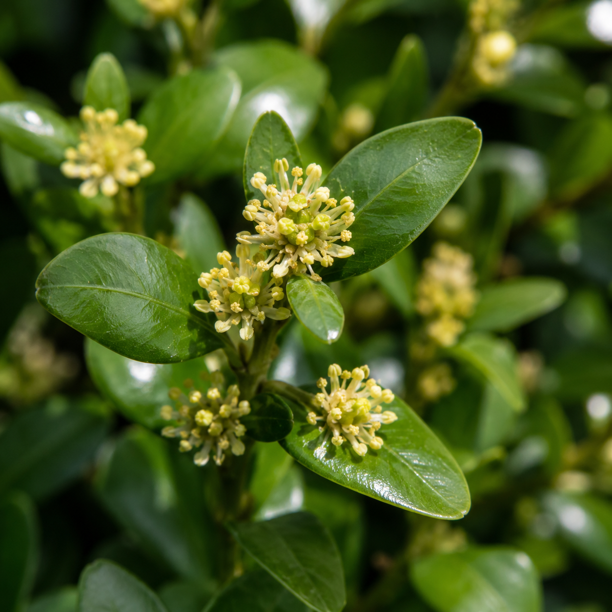 BuxussempervirensBlueten