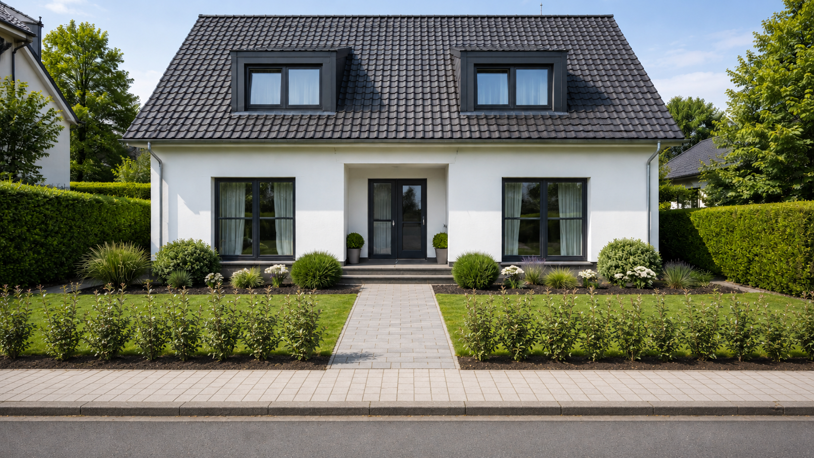 ElaeagnusxebbingeifrischgepflanzteHecke