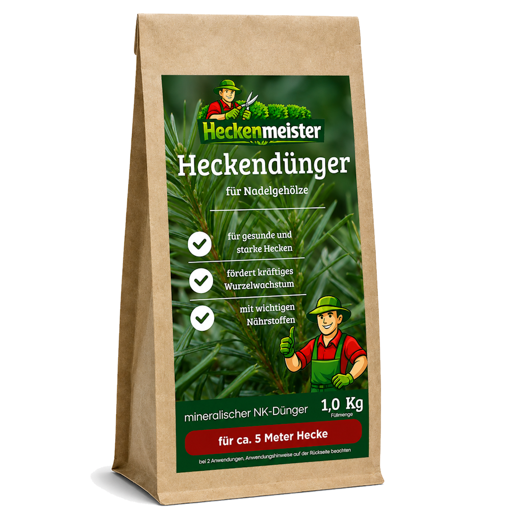 Heckendünger Dünger für Nadelgehölze