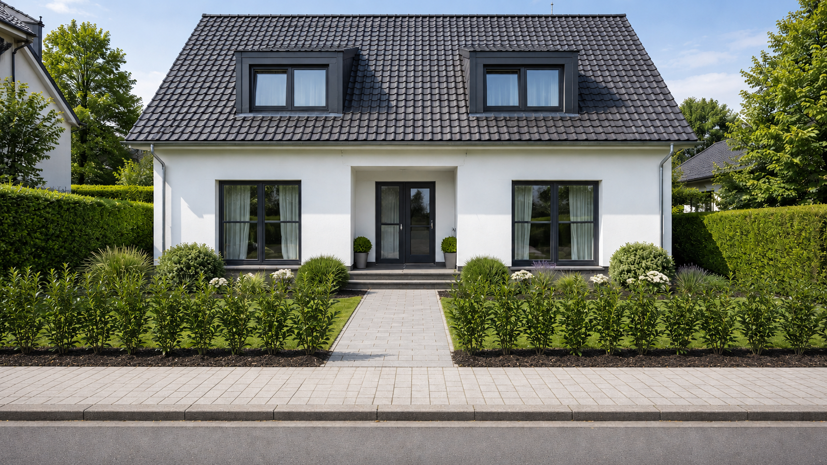 Prunuslaurocerasus_Ottolyken_frischgepflanzteHecke