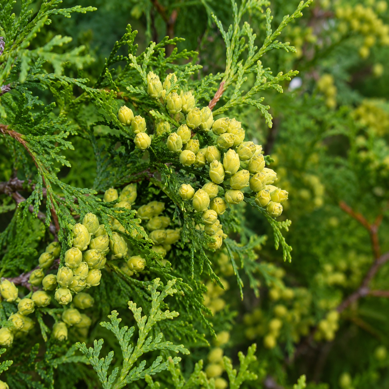 Thujaoccidentalis_Brabant_Frucht