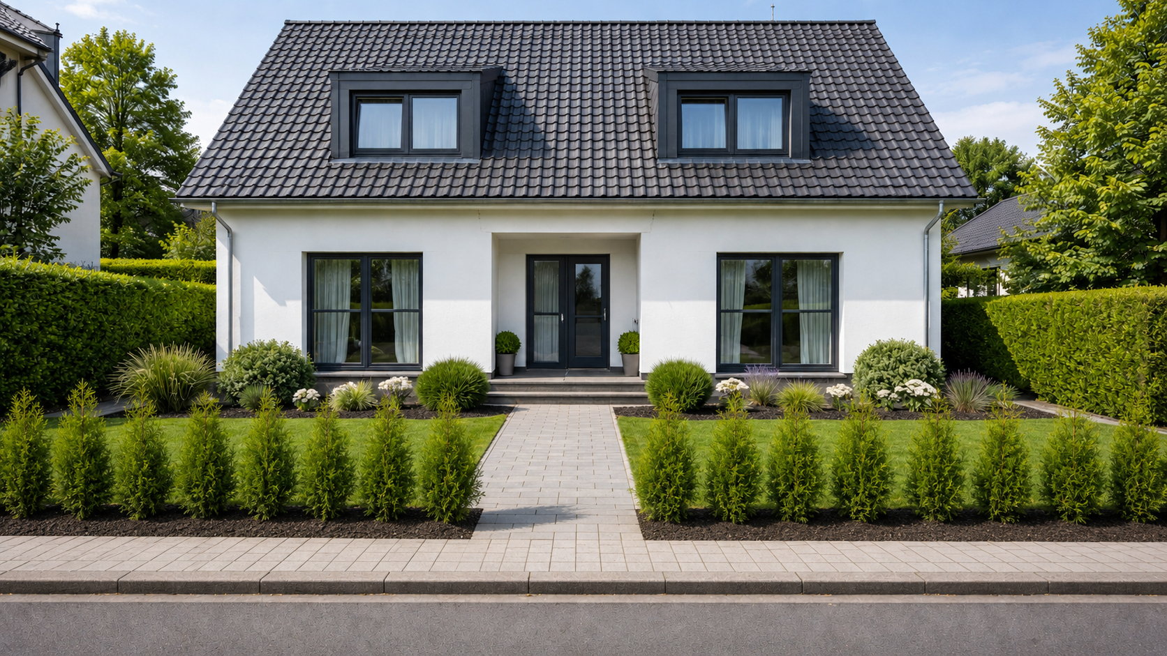 Thujaoccidentalis_Brabant_frischgepflanzteHecke